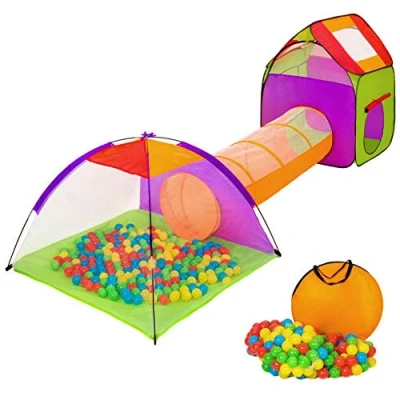 Afbeelding van TecTake Iglo kindertent met ballenbak inclusief 200 ballen Speeltent