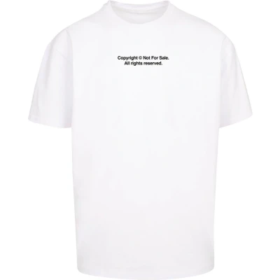 Afbeelding van Upscale by Mister Tee Fingerprint Oversize Tshirt print, Heren, Maat: Large, White