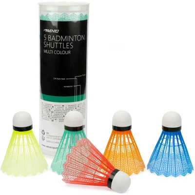 Afbeelding van Avento 5 Badminton Shuttles Kleuren