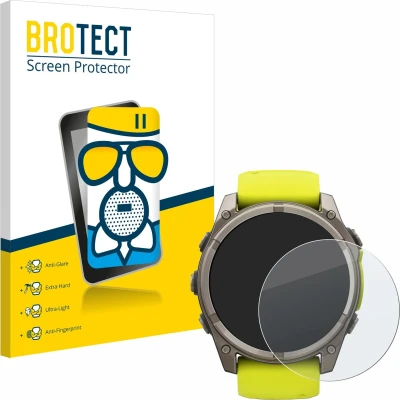 Afbeelding van BROTECT Screenprotector voor Garmin Fenix 8 Solar (51 mm) Folie Beschermfolie Beschermglas matte