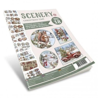 Afbeelding van Push Out book Scenery 18 Christmas Time