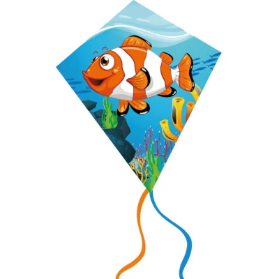 Afbeelding van Vlieger Diamant Clownvis Nemo 60x70cm