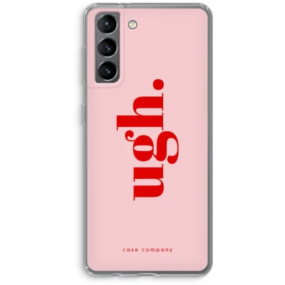 Afbeelding van Case Company® hoesje geschikt voor Samsung Galaxy S21 Ugh Soft Cover Telefoonhoesje Bescherming aan alle Kanten en Schermrand