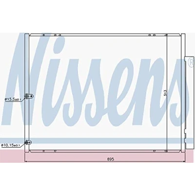 Afbeelding van Nissens Airco condensor 940297