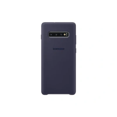 Image de Coque en silicone Samsung Ultra Fine Bleu marine pour Galaxy S10 Plus