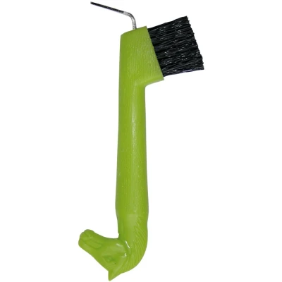 Image de Harry&#039;s Horse Cure Pied et Brosse à Sabots Tête de Cheval Vert