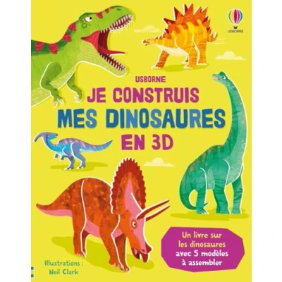 Afbeelding van JE CONSTRUIS MES DINOSAURES EN 3D
