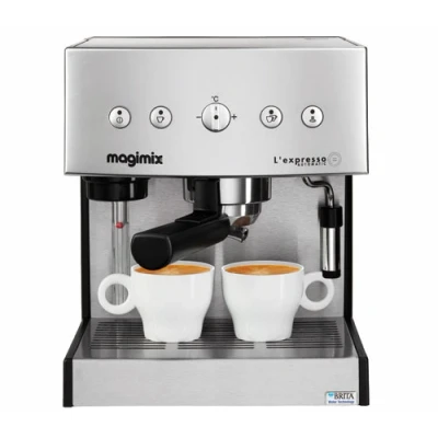 Afbeelding van Magimix Espresso apparaat Auto Mat Chroom Koffiemachine