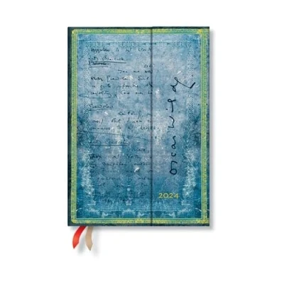 Afbeelding van Embellished Manuscripts Collection Wilde, The Importance of Being Earnest (Embellished Collection) Midi 12 month Day at a Time Dayplanner 2024