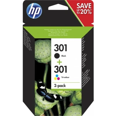 Afbeelding van HP 301 Inktcartridge zwart + kleur (N9J72AE)
