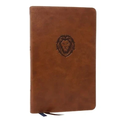 Afbeelding van NKJV, Thinline Bible Youth Edition, Leathersoft, Brown, Red Letter, Comfort Print