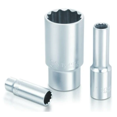 Afbeelding van Twaalfkantige moer 1/2 TOPTUL 13 mm 12 kant lang