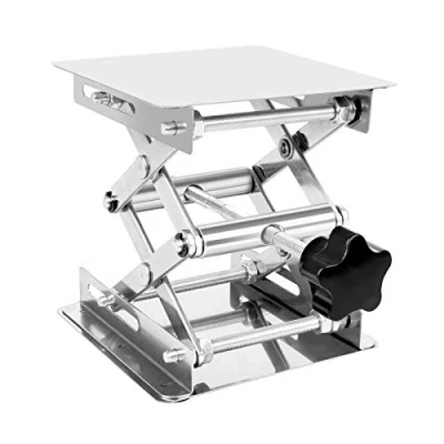 Afbeelding van Laboratorium Lift Platform Lifting Roestvrij Staal Verstelbare 45 155 mm Hefbeugel 100 x Draagvermogen 10 kg