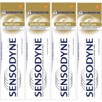 Afbeelding van Sensodyne MultiCare Tandpasta Voordeelverpakking 4x75ml