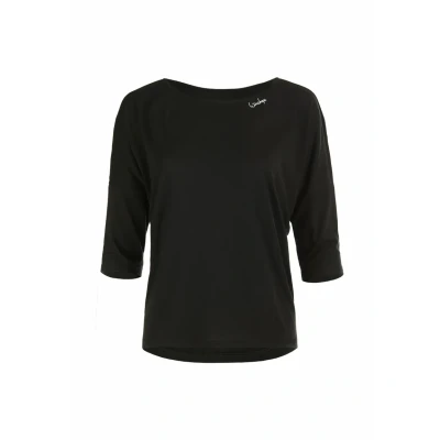 Afbeelding van Winshape Ultra Leichtes 3/4ARM Longsleeve, Dames, Maat: XS, Black
