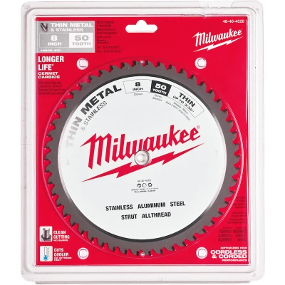 Afbeelding van MILWAUKEE 48404520 cirkelzaagblad P M 203x5/8x1.8 mm, 50T