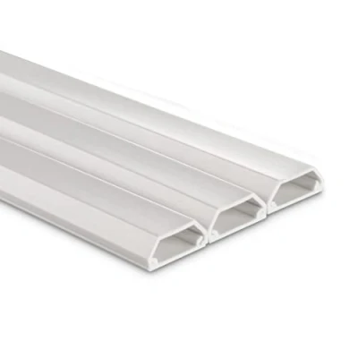 Afbeelding van Hama Pvc Kabelkanaal Hoekig 100/2,1/1,0 Cm Wit 3 Stuks