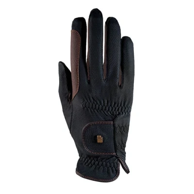 Image de Roeckl Gants Malta Roeck Grip Bicolor Noir/Mocca 7,5