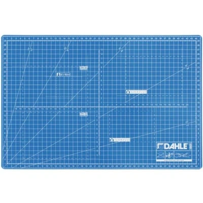 Afbeelding van Dahle KNIFE MAT 30x45cm Snijmat A3 Blauw