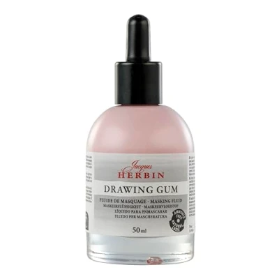 Afbeelding van Jacques Herbin 16999T Afdekkingsvloeistof, tekengom, 50 ml
