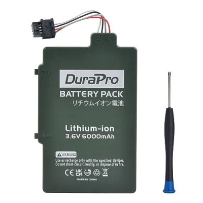 Afbeelding van DuraPro 6000 mAh batterij voor Nintendo Wii U WUP 012 010 Gamepad