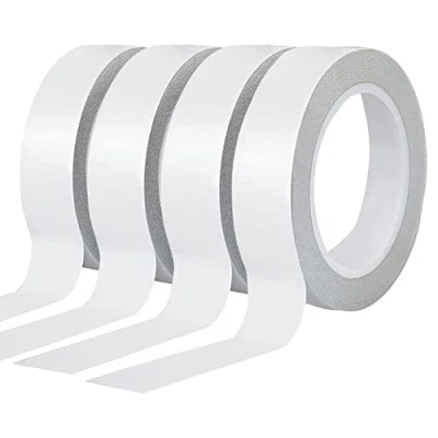 Afbeelding van Double Sided Tape Width: 1 Inch (25 mm) Length: 110 Yards (100 m) Adhesive Sticky Craft