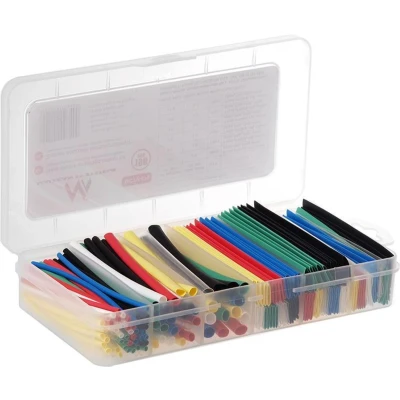 Afbeelding van krimpkousenset, i7 kleuren Set warmtekrimpende hulzen, 196 stuks, 7 Maclean MCTV 679
