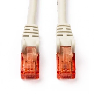 Afbeelding van Netwerkkabel Cat6 U/UTP 30 meter (100% koper, Grijs)