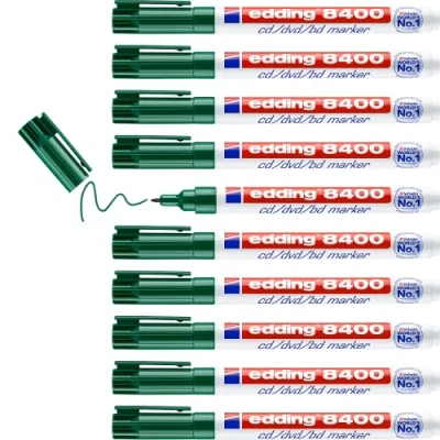 Afbeelding van Cd marker edding 8400 rond 0.5 1.0mm groen