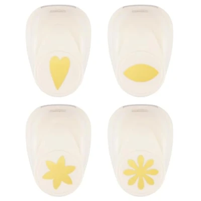 Afbeelding van Vaessen Creative Figuurpons Set Bloemen 4 st. Medium