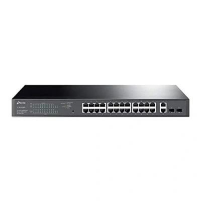 Afbeelding van TP LINK Easy Smart TL SG1428PE Netwerk switch 24 + 2 poorten 10 / 100 1000 MBit/s PoE functie