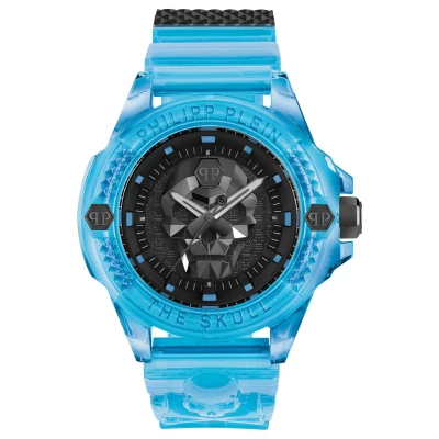 Afbeelding van Philipp Plein The $Kull Scuba Duba Edition PWWAA0724 Horloge Kunststof Blauw Ø 44 mm