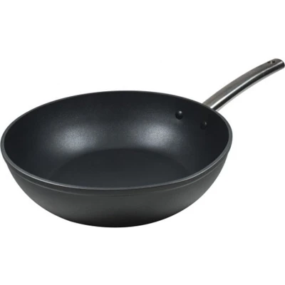 Afbeelding van Wokpan Masterpro Zwart Aluminium Gehard (Ø 28 Cm)