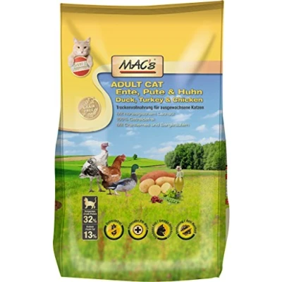 Afbeelding van MAC’s Superfood Kattenvoer Droogvoer Eend, kalkoen en kip 300g Kattenbrokken