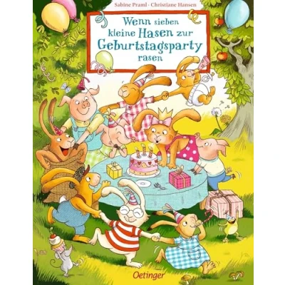 Afbeelding van Wenn sieben kleine Hasen zur Geburtstagsparty rasen