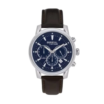 Afbeelding van Breil Caliber Horloge, Heren, Maat: One Size, Blue brown