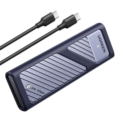 Afbeelding van UGREEN M.2 SSD NVMe SATA behuizing 20Gbps USB 3.2 Gen 2 externe harde schijf adapter aluminium 2230 2242 2260 2280, C naar kabel inbegrepen ondersteunt TRIM UASP