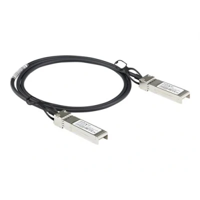 Image de StarTech.com Cable Twinax a fixation directe SFP+ compatible Dell EMC DAC SFP 10G 1M  1m 10 Gbps en cuivre passif (DACSFP10G1M) Câble d&#039;attache 10GBase (P) verrouillé pour 1 m twinaxial