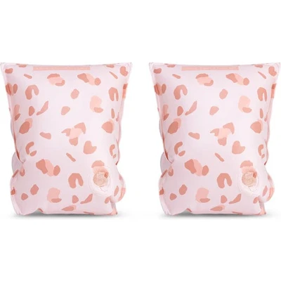 Afbeelding van Swim essentials zwembandjes panterprint old pink 0 2 jaar