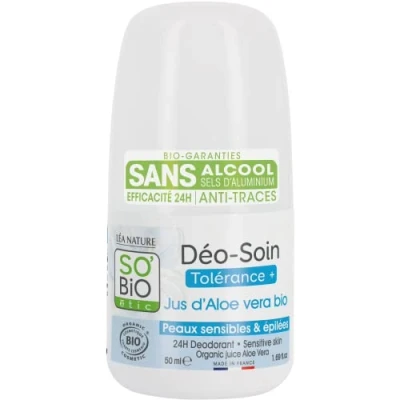 Afbeelding van So bio etic Deoroller women aloe vera 50 Milliliter