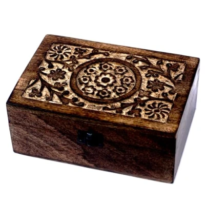 Afbeelding van Opbergbox 24 vakken hout Etherische olie Sieradendoos Organizer