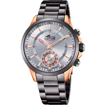 Afbeelding van Lotus Connected Chronograaf silvercoloured, Heren, Maat: One Size, Silver coloured