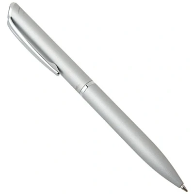 Afbeelding van Pentel BL2007 EnerGel Philography rollerball 0,7 mm zilveren metalen staaf in geschenkdoos