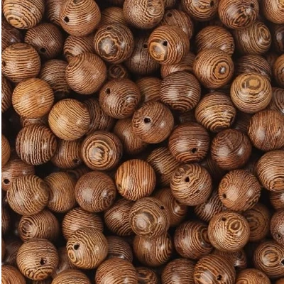 Afbeelding van Dahi Houten kralen (ongeveer) 12 mm voor het maken van doe zelf sieraden (12 mm/150 stuks)