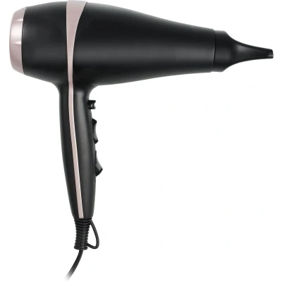 Afbeelding van Tristar Krachtige Föhn HD 2450 2200 Watt 1.8 meter flexibel snoer AC Motor Ionische functie Diffuser en blaasmond Koude stand Zwart/Rose