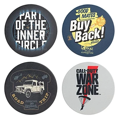 Afbeelding van Call of Duty Warzone Unisex pictogrammen onderzetters, meerkleurig, keramiek,