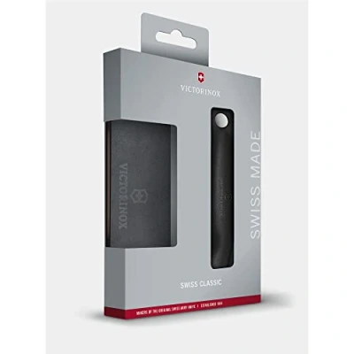 Afbeelding van Victorinox Inklapbaar Tafelmes Met Snijplank Zwart Gekarteld