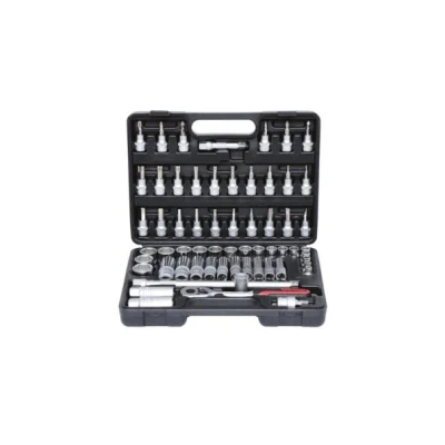 Afbeelding van KS TOOLS 911.0661 Doppenset 61 Chroom vanadium staal 3/8 Vierkant