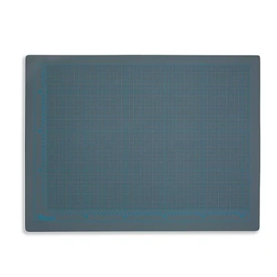 Afbeelding van Victor snijmat, grijs, 90 x 120 cm, 3 laags, A0, zelfherstellend, doe het zelf bureauonderlegger, bureauonderlegger