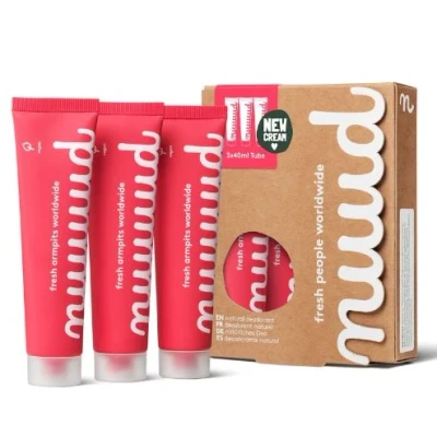 Afbeelding van Nuud Care Natural xXL Pack 3x40ml Deodorant 1pakket